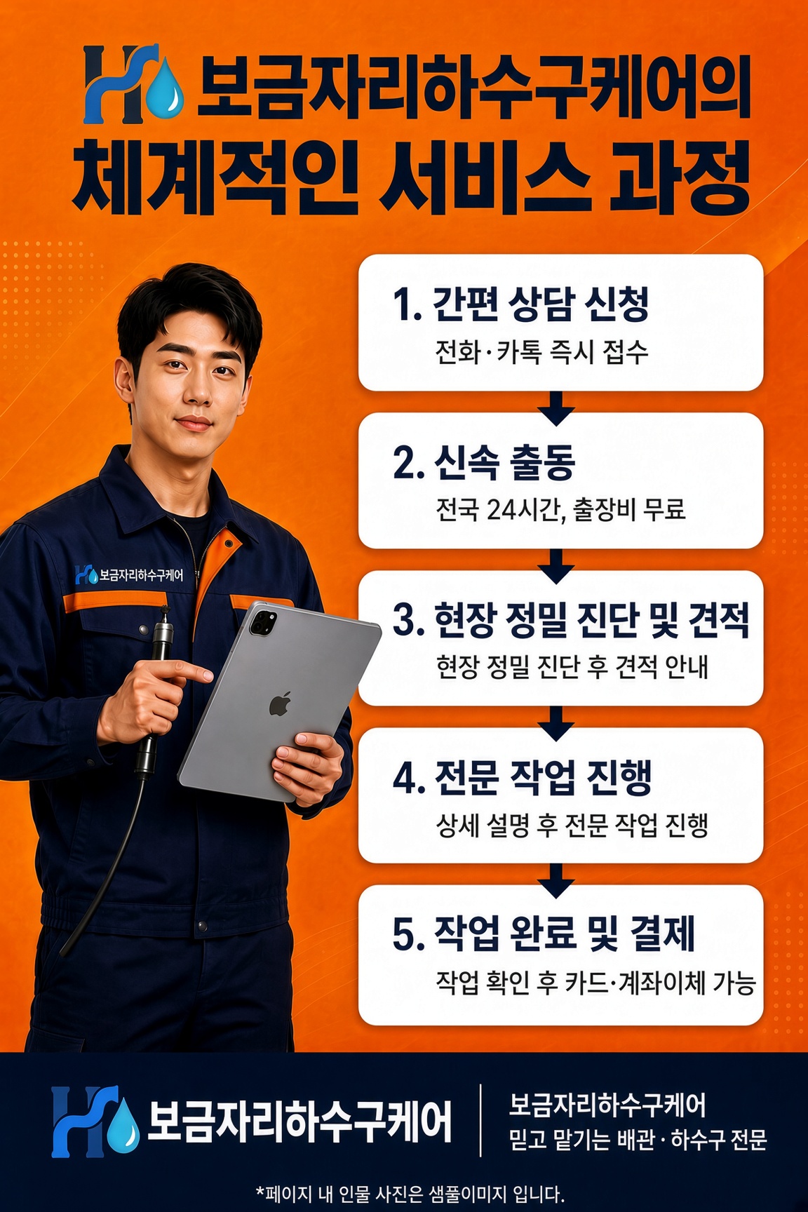 보금자리하수구케어 서비스 안내 3